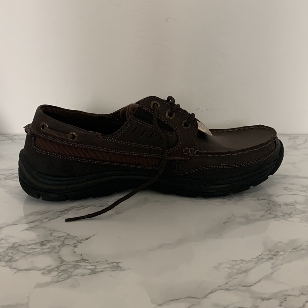 Mens lace up leather shoes - Picture 3 of 5
